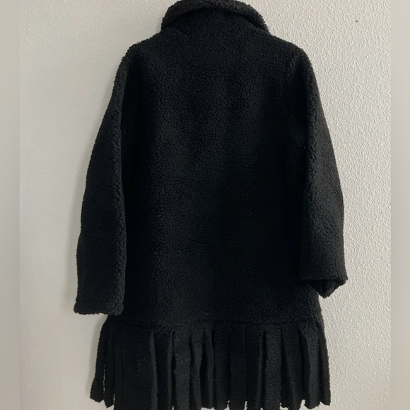 NWT Attitudes by Renee Global Illusions Sherpa Coat - Black (XL) - Picture 8 of 10